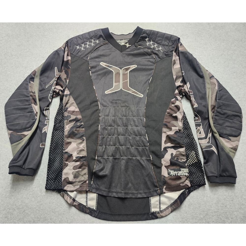 Empire Invert Paintball Jersey Mens Medium Camo Padded Airsoft Motocross MX